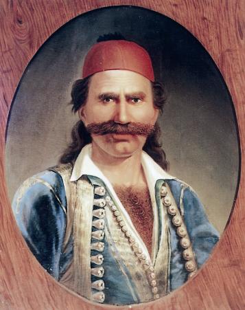 1825) Painting by Dionysios Tsokos. National Historical Museum, Athens.